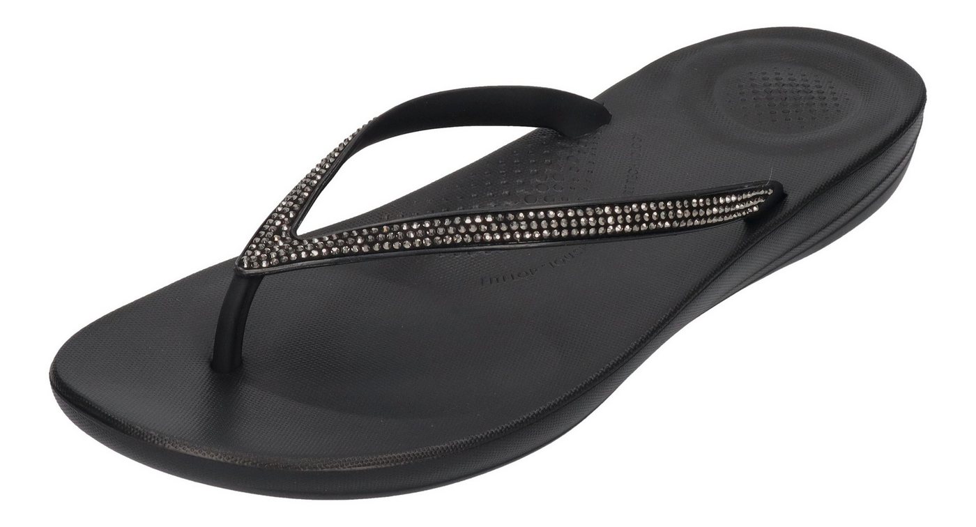 FitFlop IQUSHION SPARKLE Zehentrenner Black