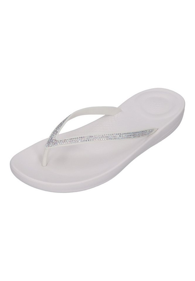 FitFlop IQUSHION SPARKLE Zehentrenner Urban White
