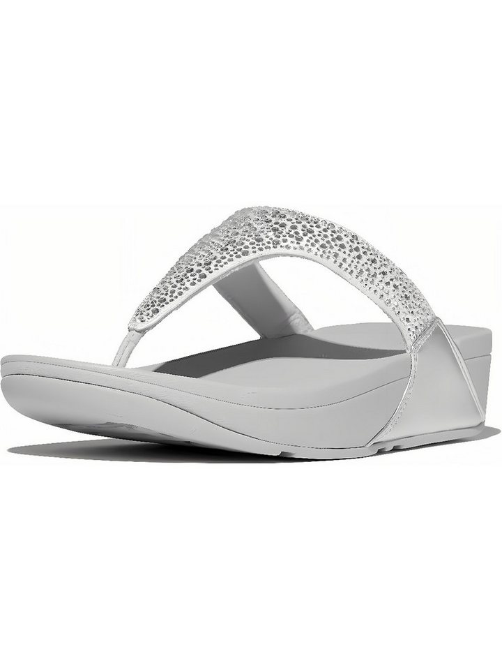 FitFlop Lulu Crystal-Mix Toe-Post Sandals Sandale