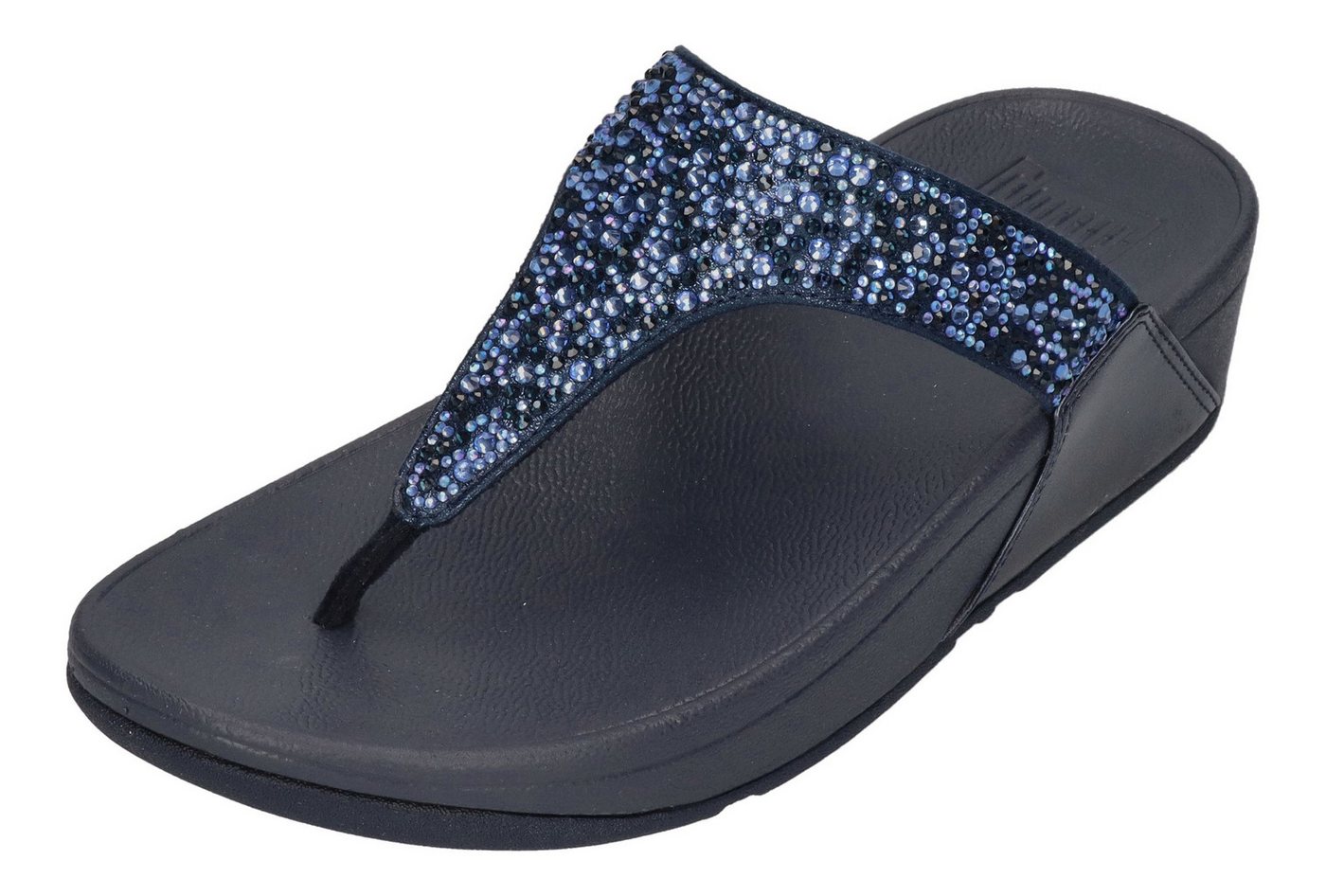FitFlop LULU CRYSTAL-MIX TOE-POST Zehentrenner Midnight Navy