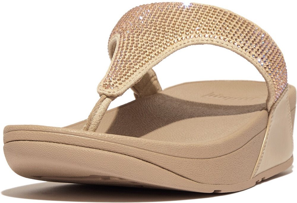 FitFlop Lulu Toepost - Hotfix Sandale (beige/braun)