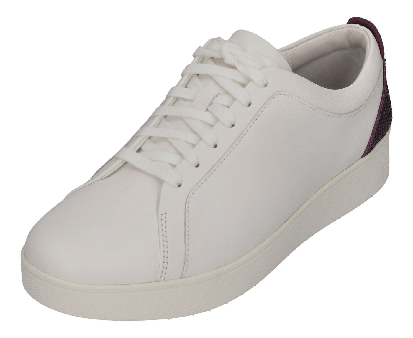 FitFlop RALLY CRYSTAL BACKTAB Sneaker urban white mauve wine