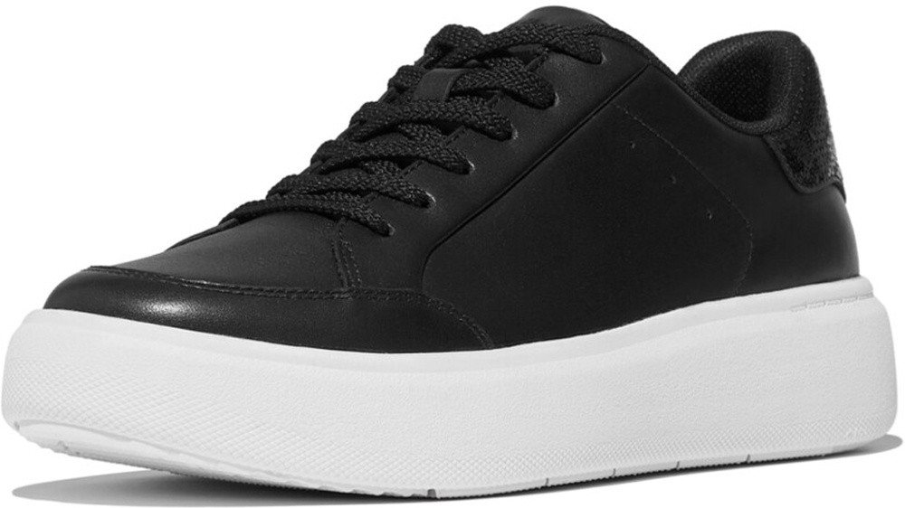 FitFlop Rtg Sequin-Backtab Leather Sneakers Sneaker