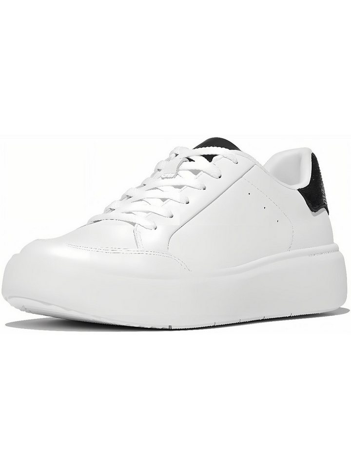 FitFlop Rtg Sequin-Backtab Leather Sneakers Sneaker