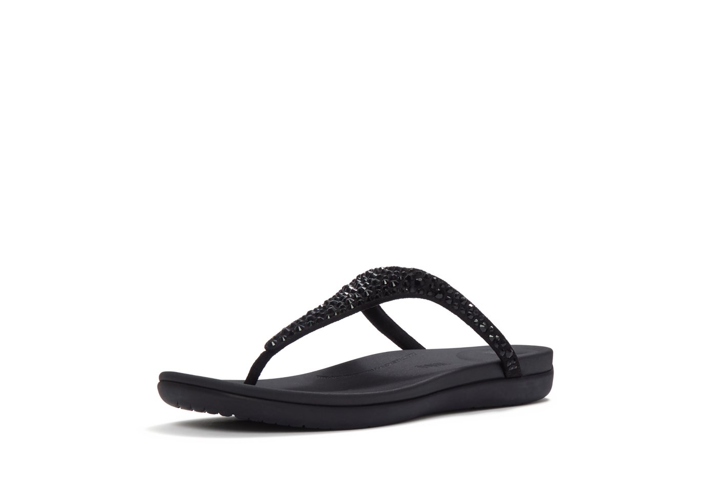 FitFlop SOLAY MIXED-CRYSTAL TOE-POST SANDALS Zehentrenner Dianette, Schlupfschuh, Sommerschuh mit edlem Glitter