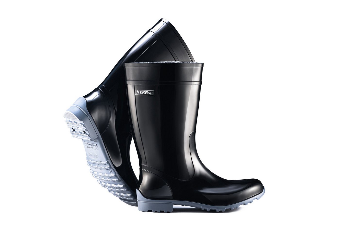 Fjordvik Himmelsken Outdoorstiefel Glänzendes Finish 40 Schwarz Gummistiefel Perfekt für die Stadt Spaziergänge Gassigehen