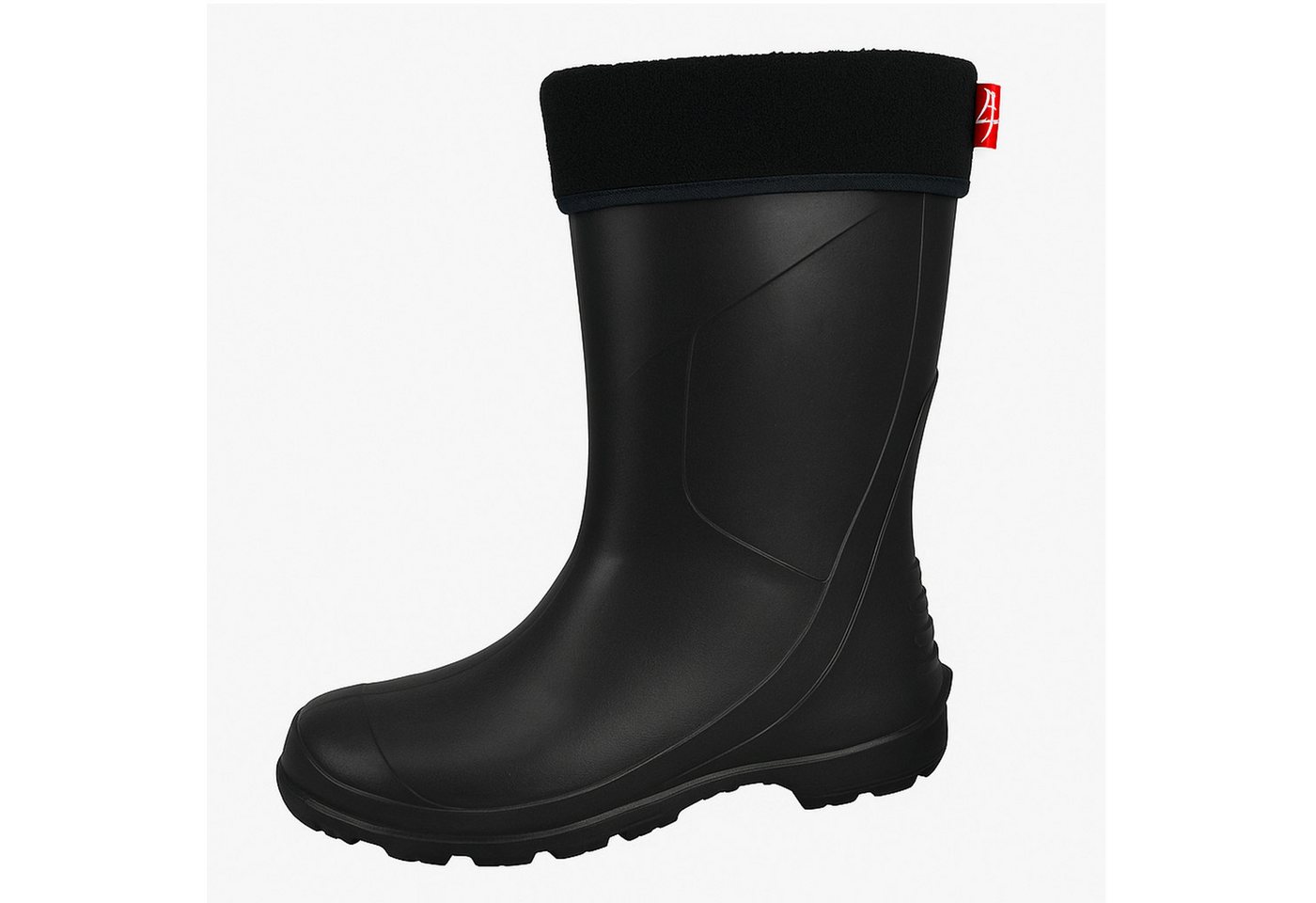 Fjordvik Nordhild EVA-Boots Damen – Thermowarm Schwarz, Gr. 40 Gummistiefel (Komfortable Winterboots für Spaziergänge, Regen und kalte Wege) Gute Dämpfung, weicher Einstieg, zuverlässig bei wechselndem Wetter.