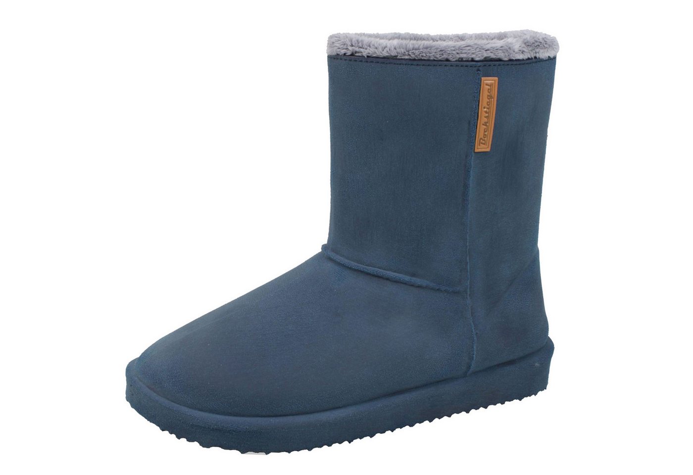 Fjordvik NORDVELL Damen-Gummistiefel wasserdicht – Warmfutter Eisblau, Gr. 38 Gummistiefel (Warme PVC-Boots für Herbsttouren, Alltag und feuchte Stadtwege) Sanfte Winterfütterung hält zuverlässig warm auf feuchten Strecken