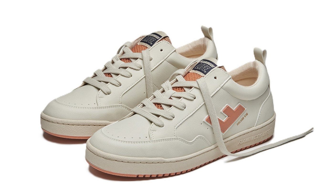 Flamingos Life Roland V10 - cremeweiss/orange Sneaker