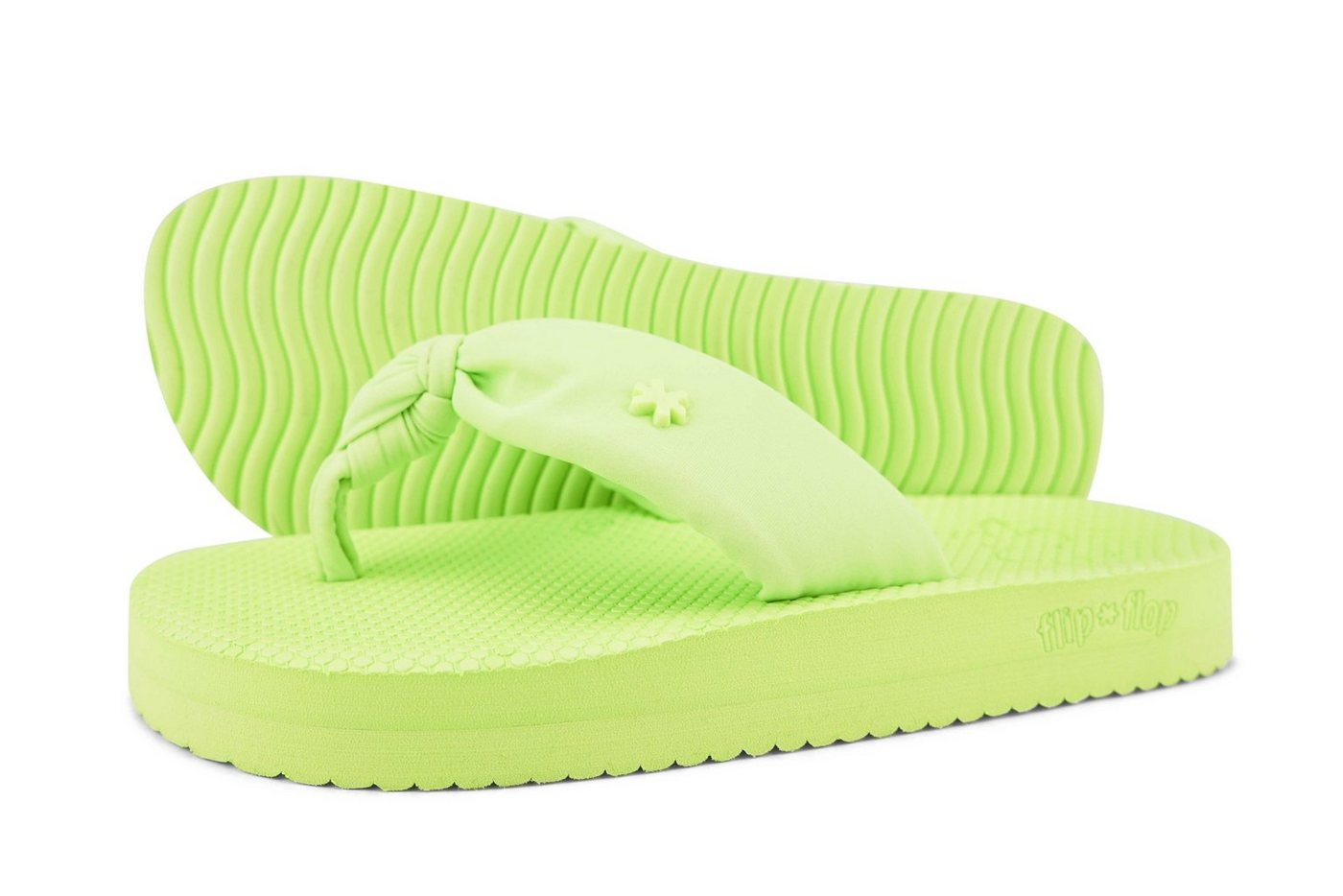 FLIP FLOP comfy*flower Sandale (grün)