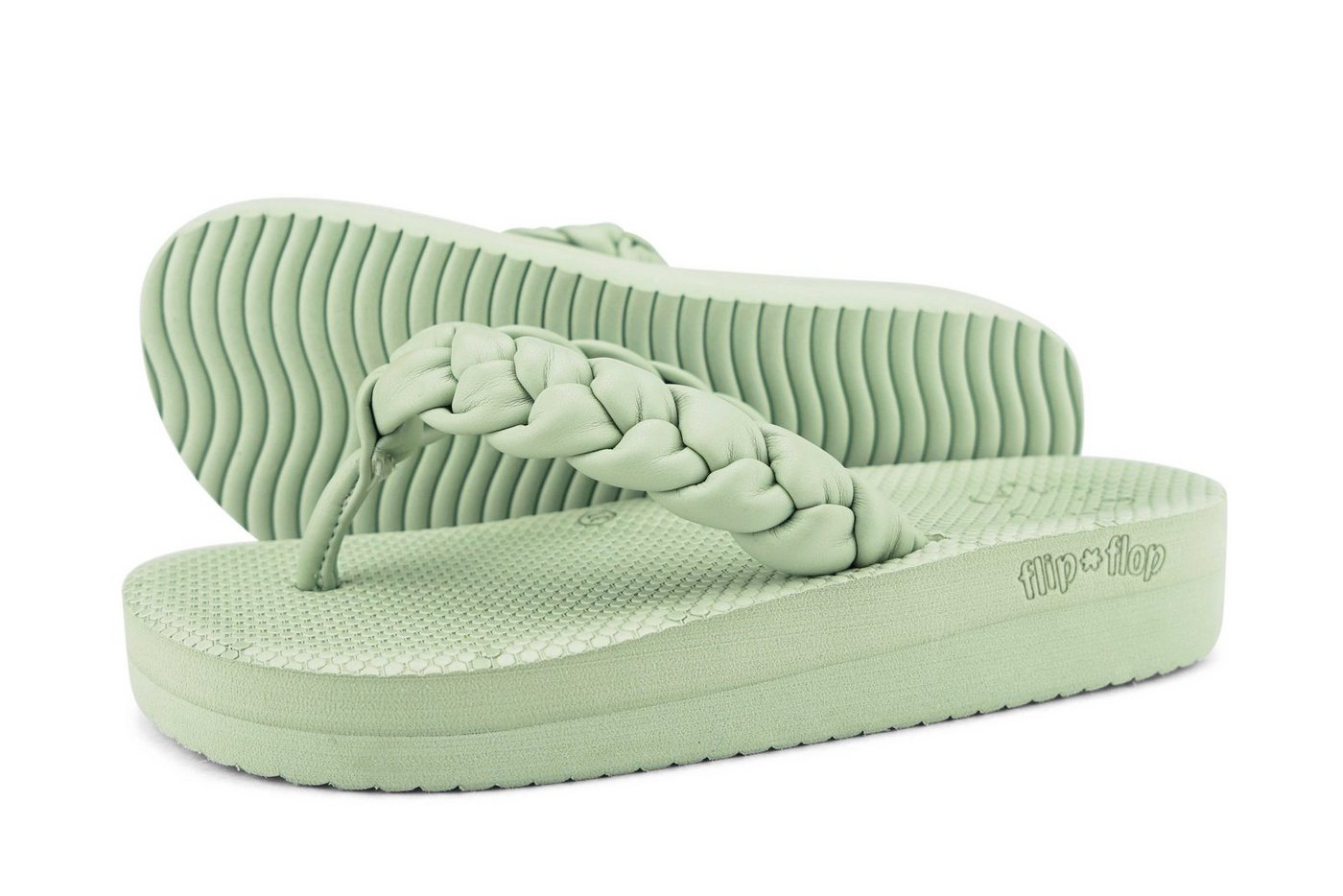 FLIP FLOP comfy*weave Sandale Vegan (grün)