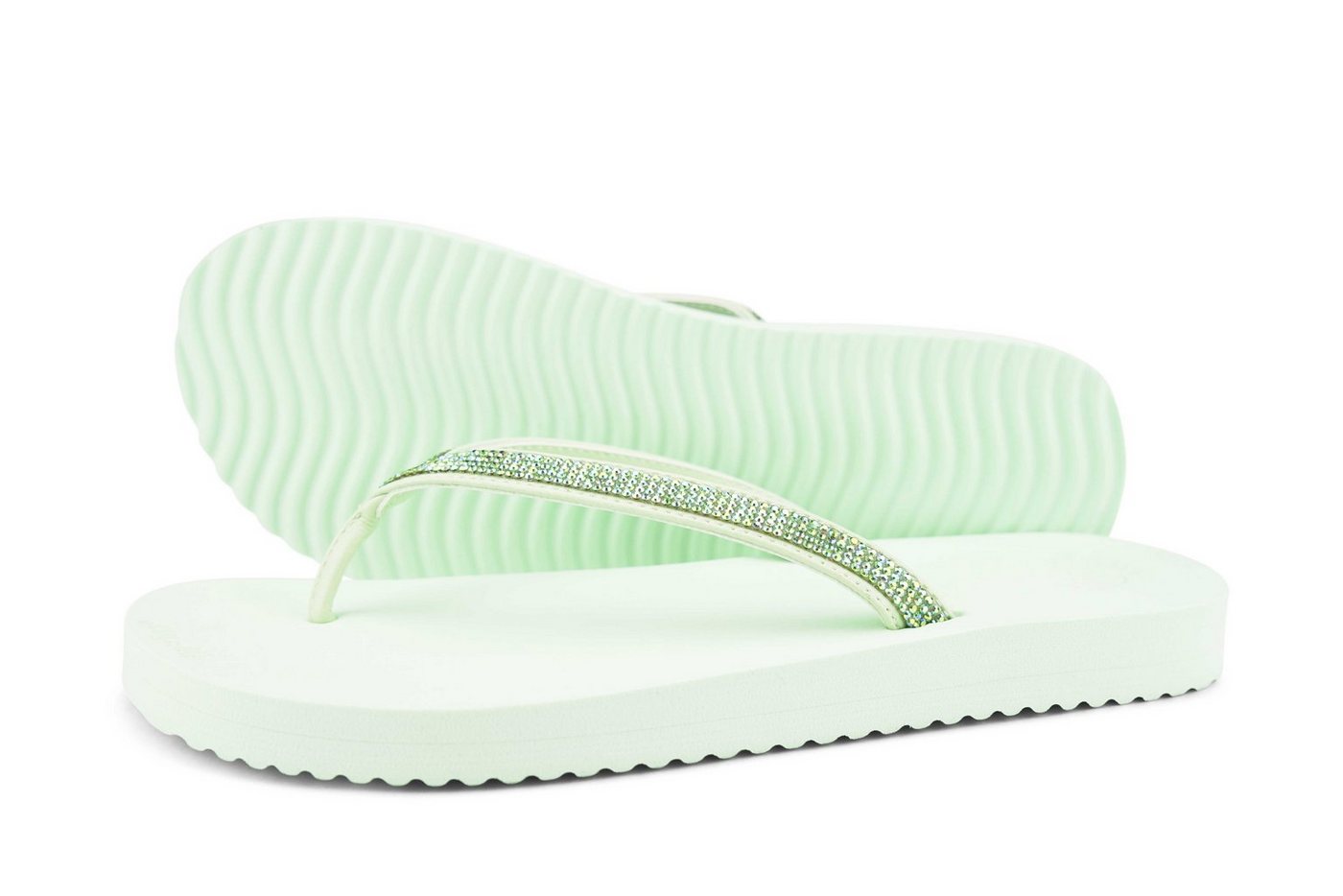 FLIP FLOP flip*glam Badezehentrenner (grün)