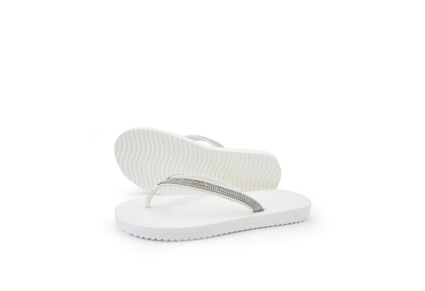 FLIP FLOP flip*glam Badezehentrenner (weiß)