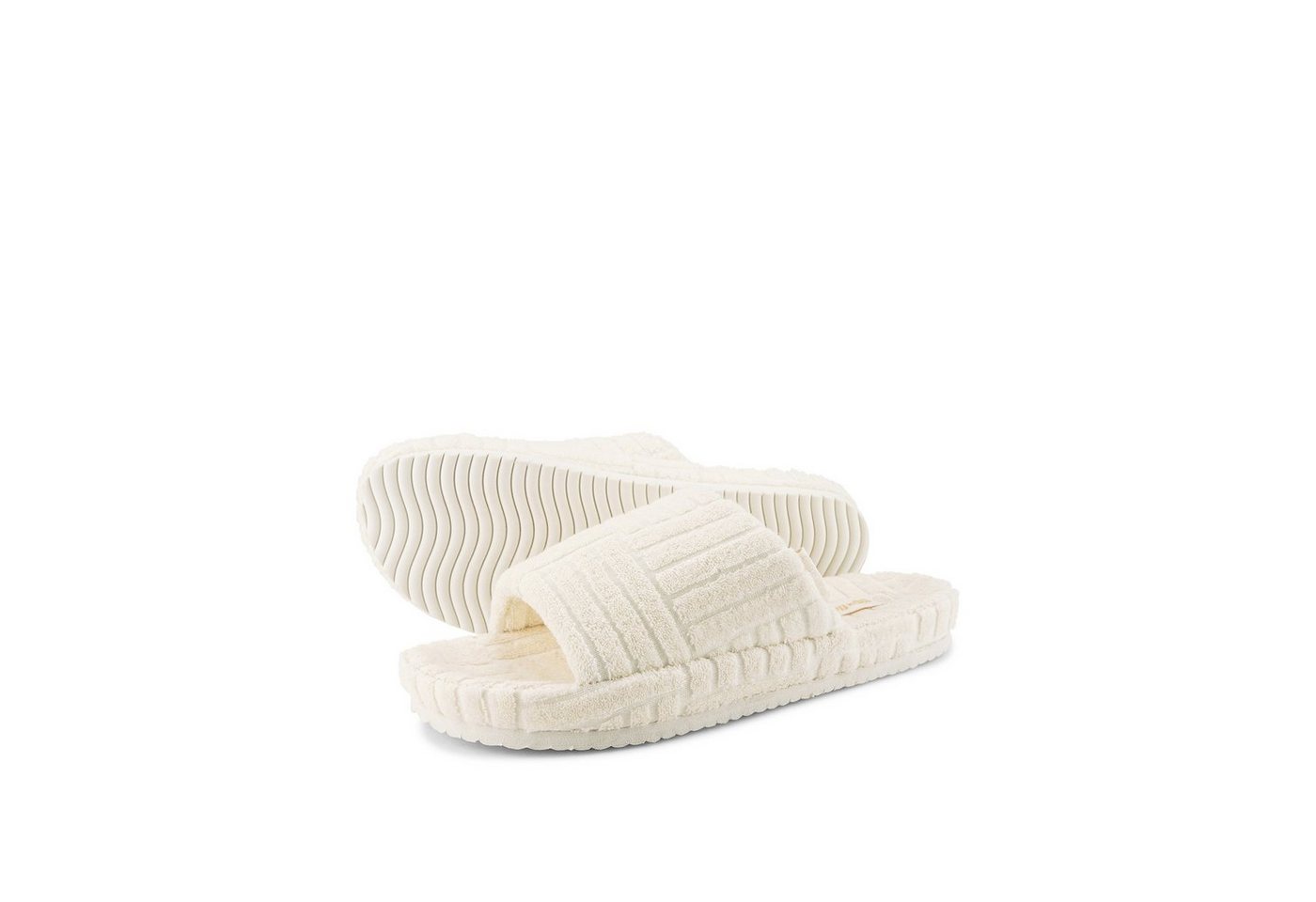 FLIP FLOP home*frottee Hausschuh (weiß)