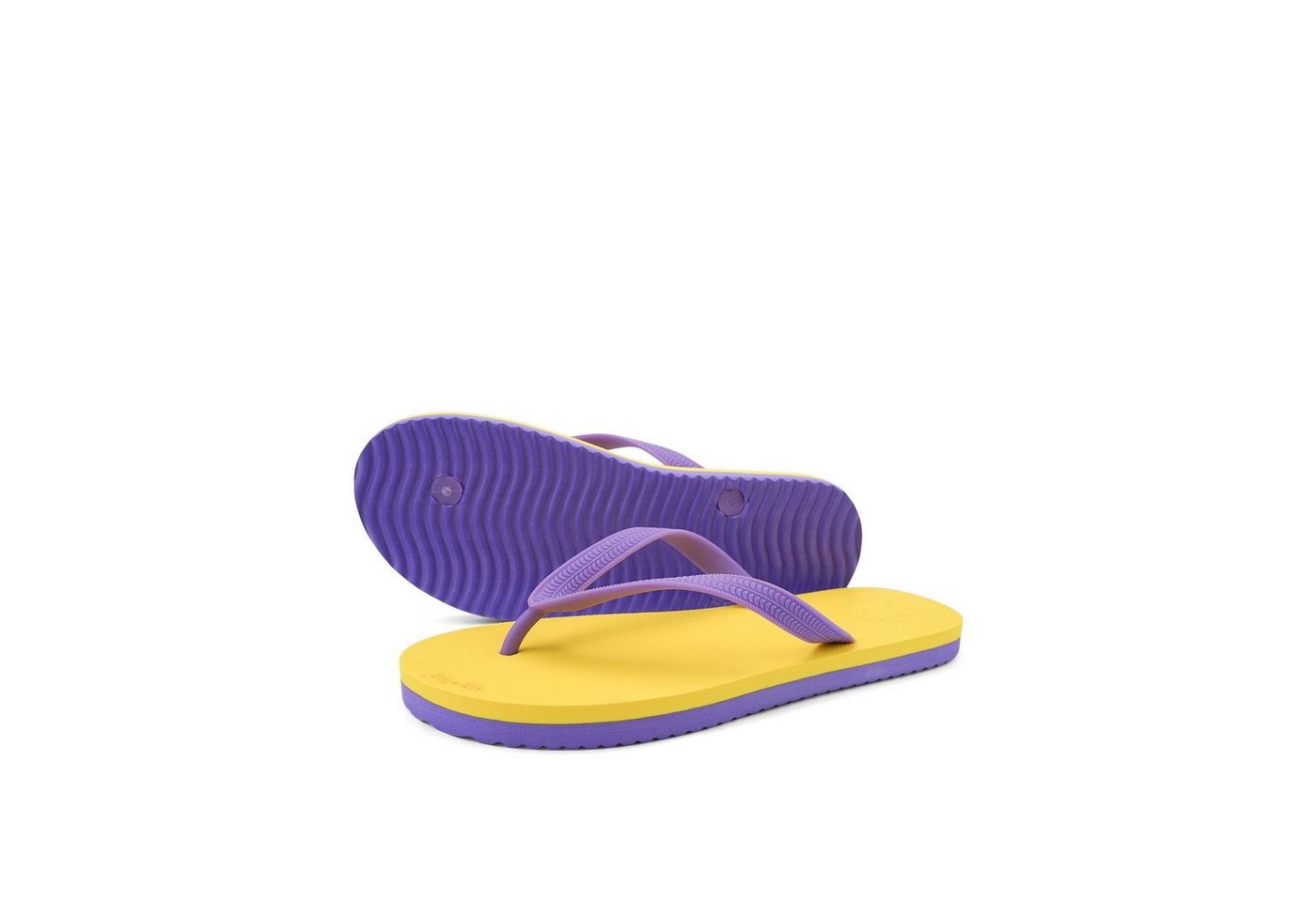 FLIP FLOP originals*color block Zehentrenner (gelb/lila)