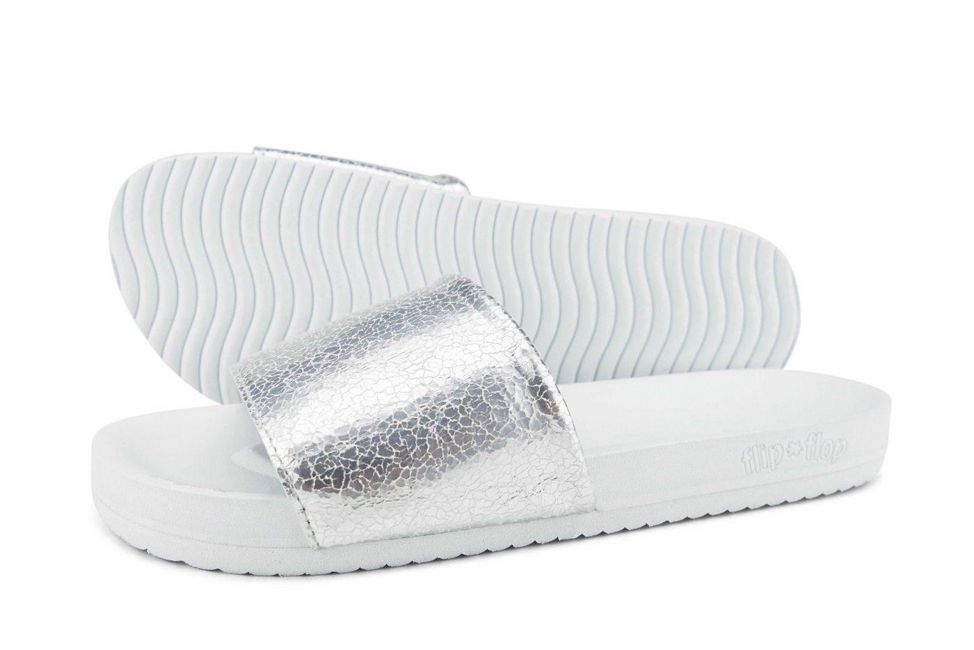 FLIP FLOP pool metallic cracked Badesandale