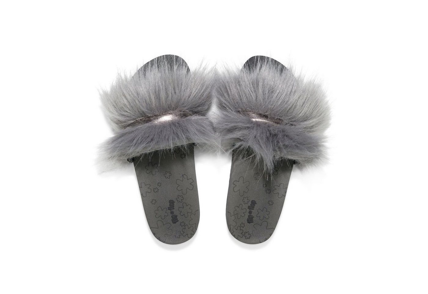 FLIP FLOP pool*hairy strap Hausschuh (schwarz)