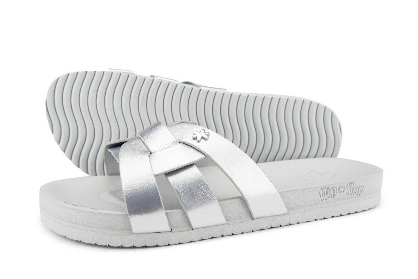 FLIP FLOP toscany Hausschuh (silber)