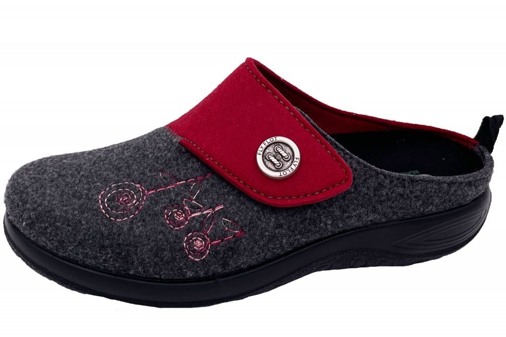 Fly Flot Hausschuh (grau)