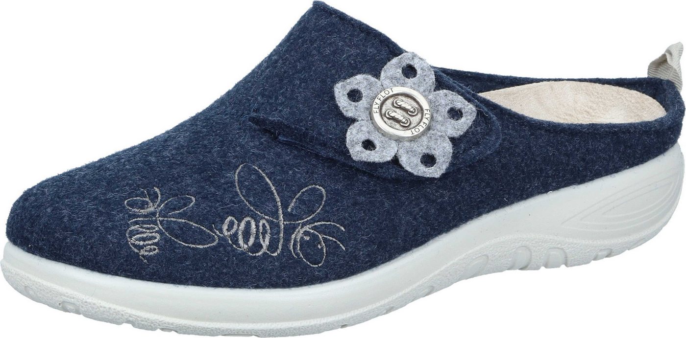 Fly Flot Hausschuhe Hausschuh aus starpazierfähigem PET (blau)