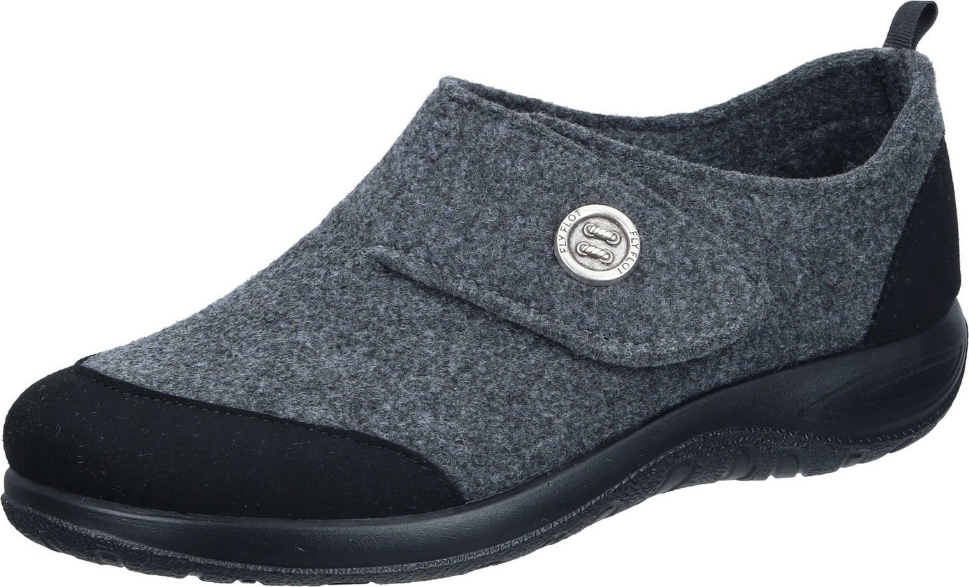 Fly Flot Hausschuhe Hausschuh aus starpazierfähigem PET (grau)