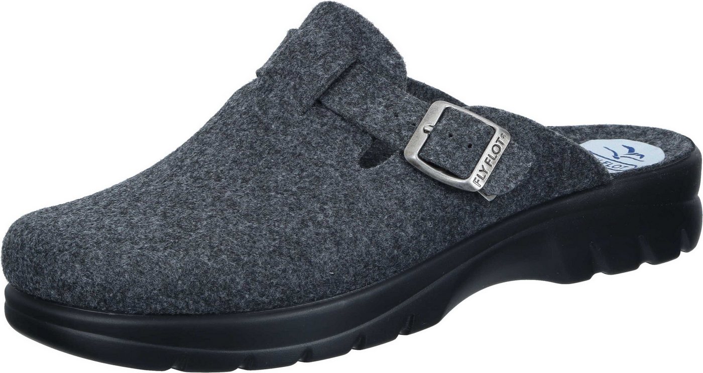 Fly Flot Hausschuhe Hausschuh aus starpazierfähigem PET (grau)