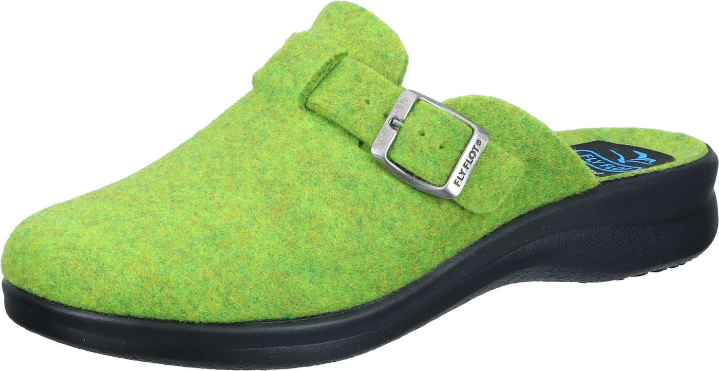 Fly Flot Hausschuhe Hausschuh aus starpazierfähigem PET (grün)