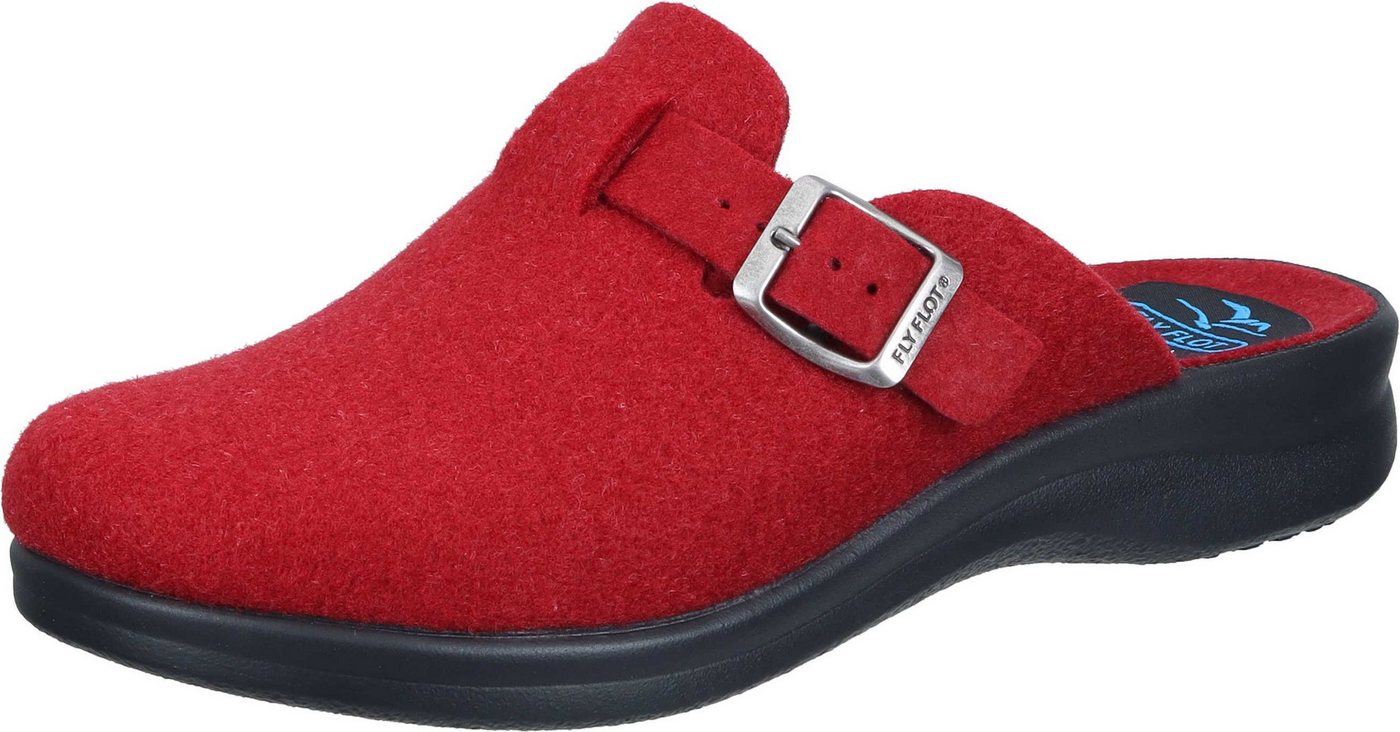 Fly Flot Hausschuhe Hausschuh aus starpazierfähigem PET (rot)