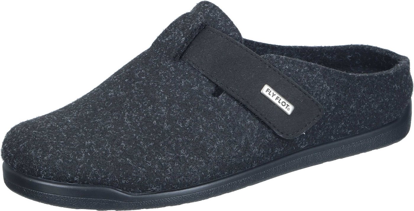 Fly Flot Hausschuhe Hausschuh aus starpazierfähigem PET (schwarz)