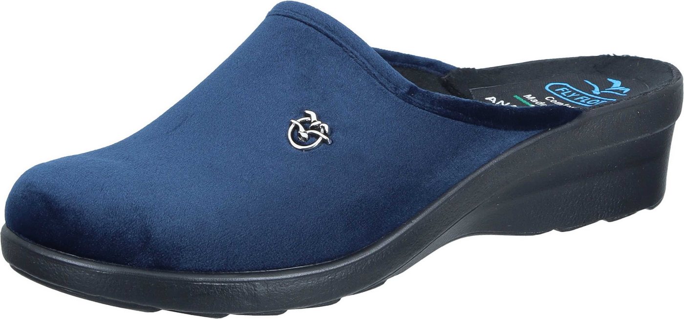 Fly Flot Hausschuhe Hausschuh aus Textil (blau)