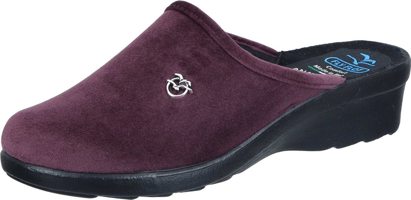 Fly Flot Hausschuhe Hausschuh aus Textil (pflaume)