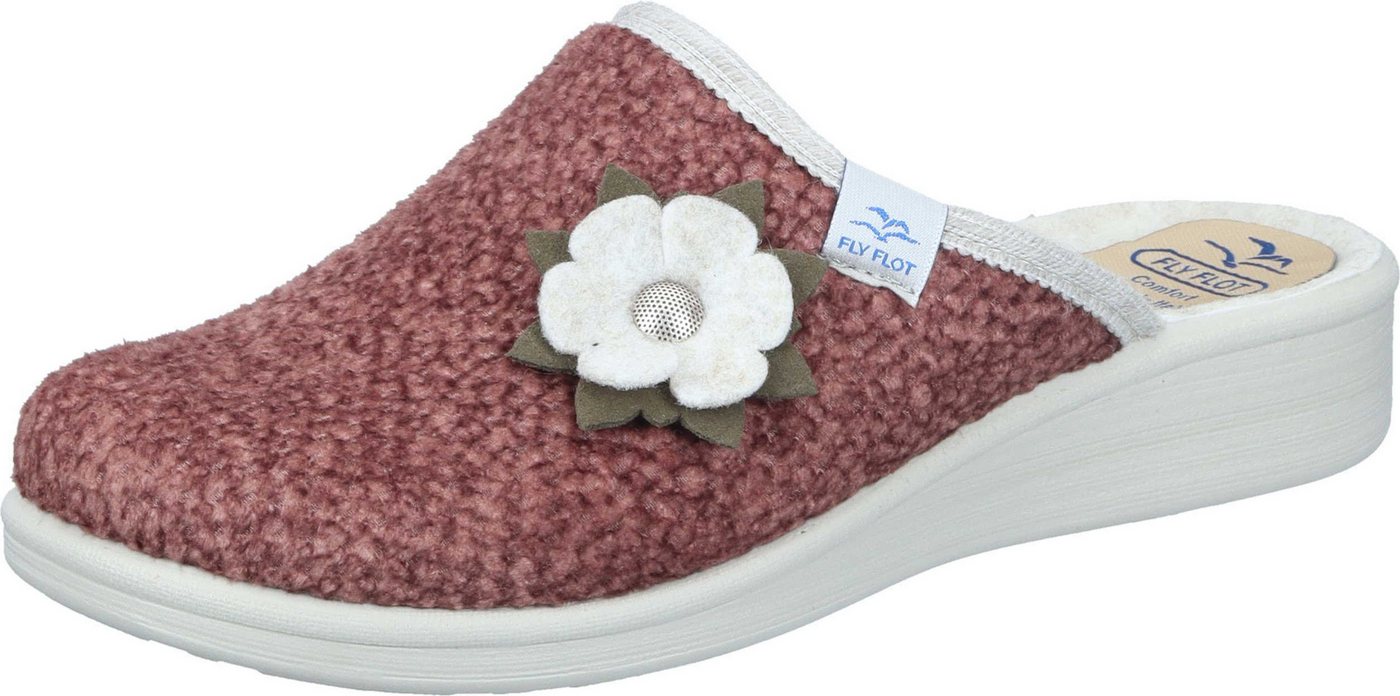 Fly Flot Hausschuhe Hausschuh aus Textil (rot)
