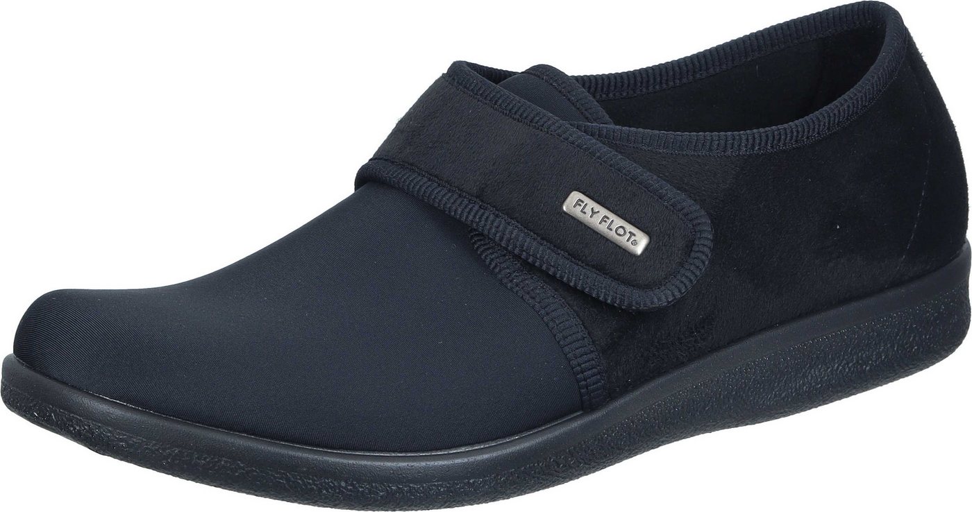 Fly Flot Hausschuhe Hausschuh aus Textil (schwarz)