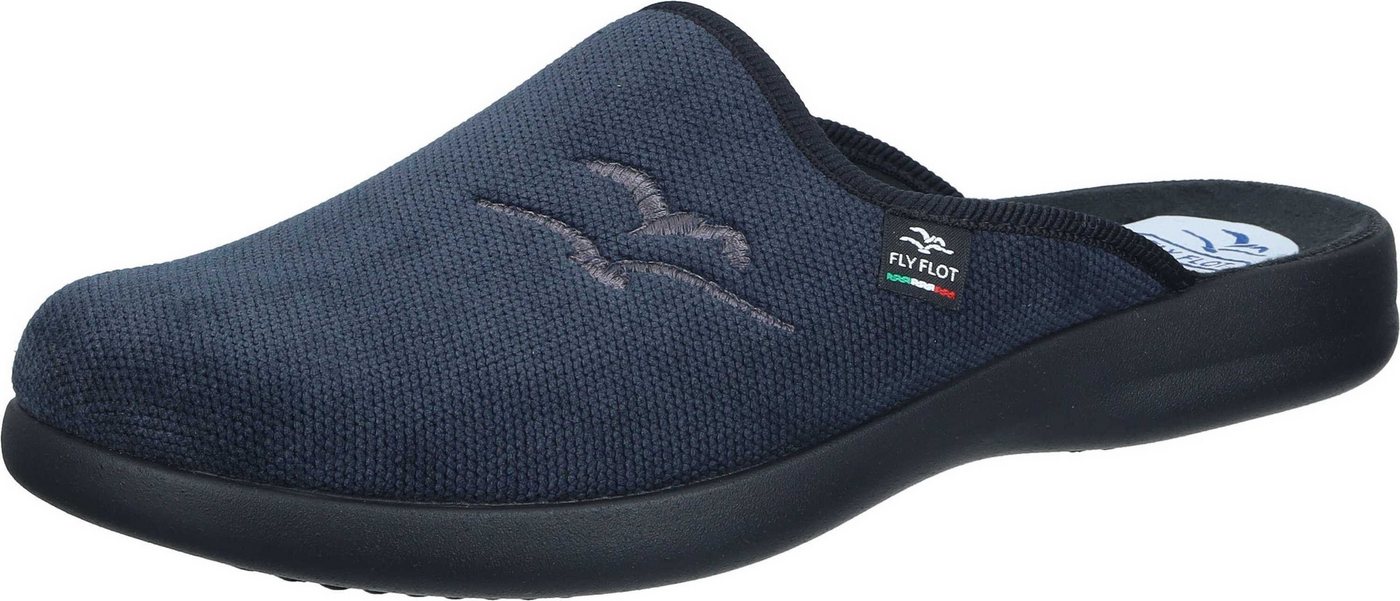 Fly Flot Hausschuhe Hausschuh aus Textil (schwarz)