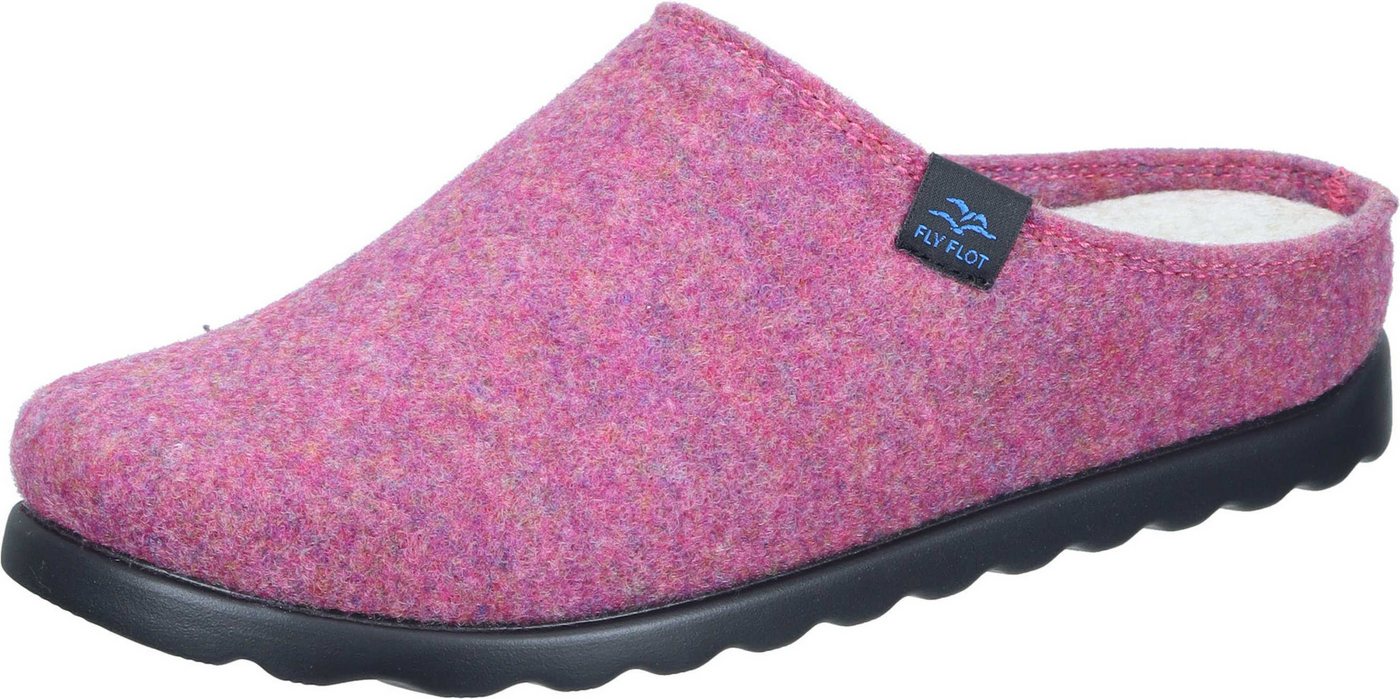 Fly Flot Hausschuhe Hausschuh aus Wollfilz (lila)