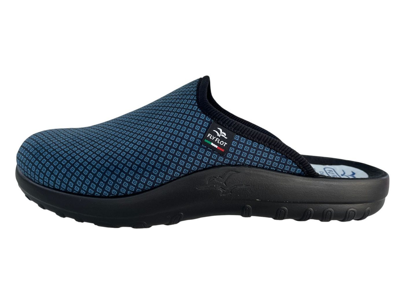 Fly Flot Herren Pantoffel 220041-05 blue blau Hausschuh