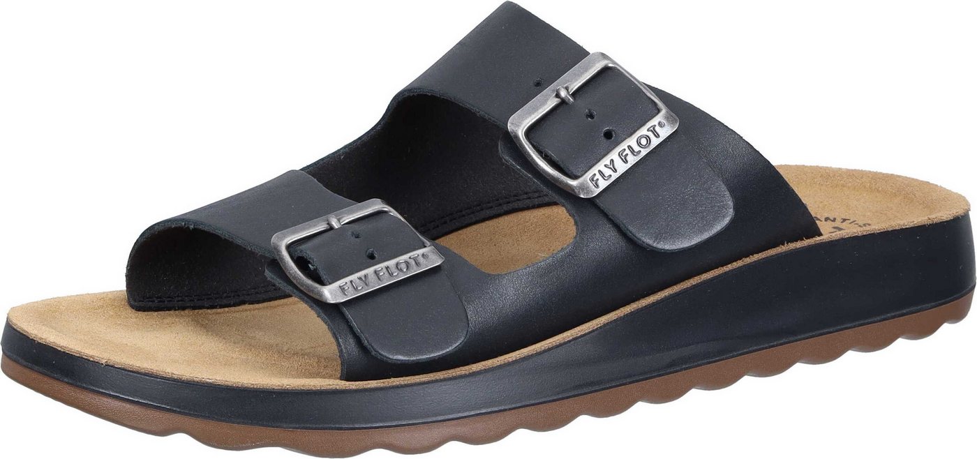 Fly Flot Pantoletten Pantolette aus echtem Fettleder