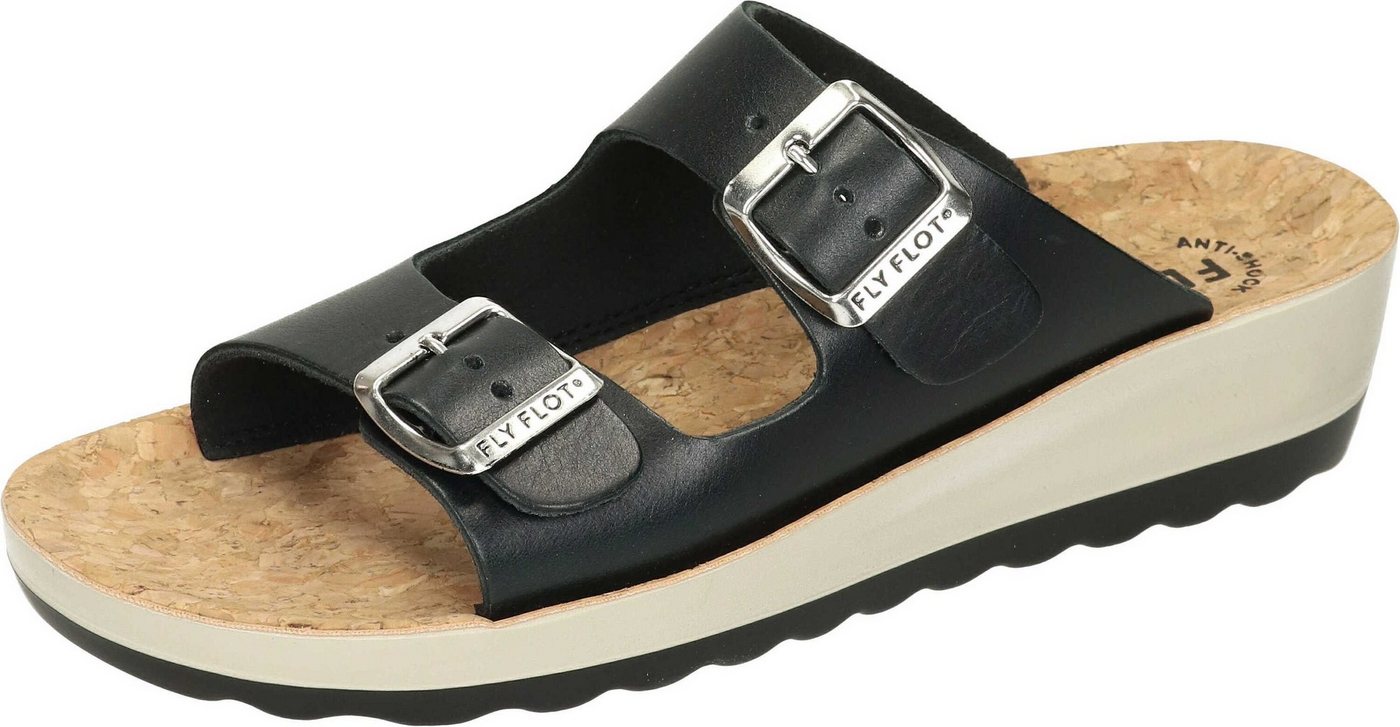 Fly Flot Pantoletten Pantolette aus echtem Leder