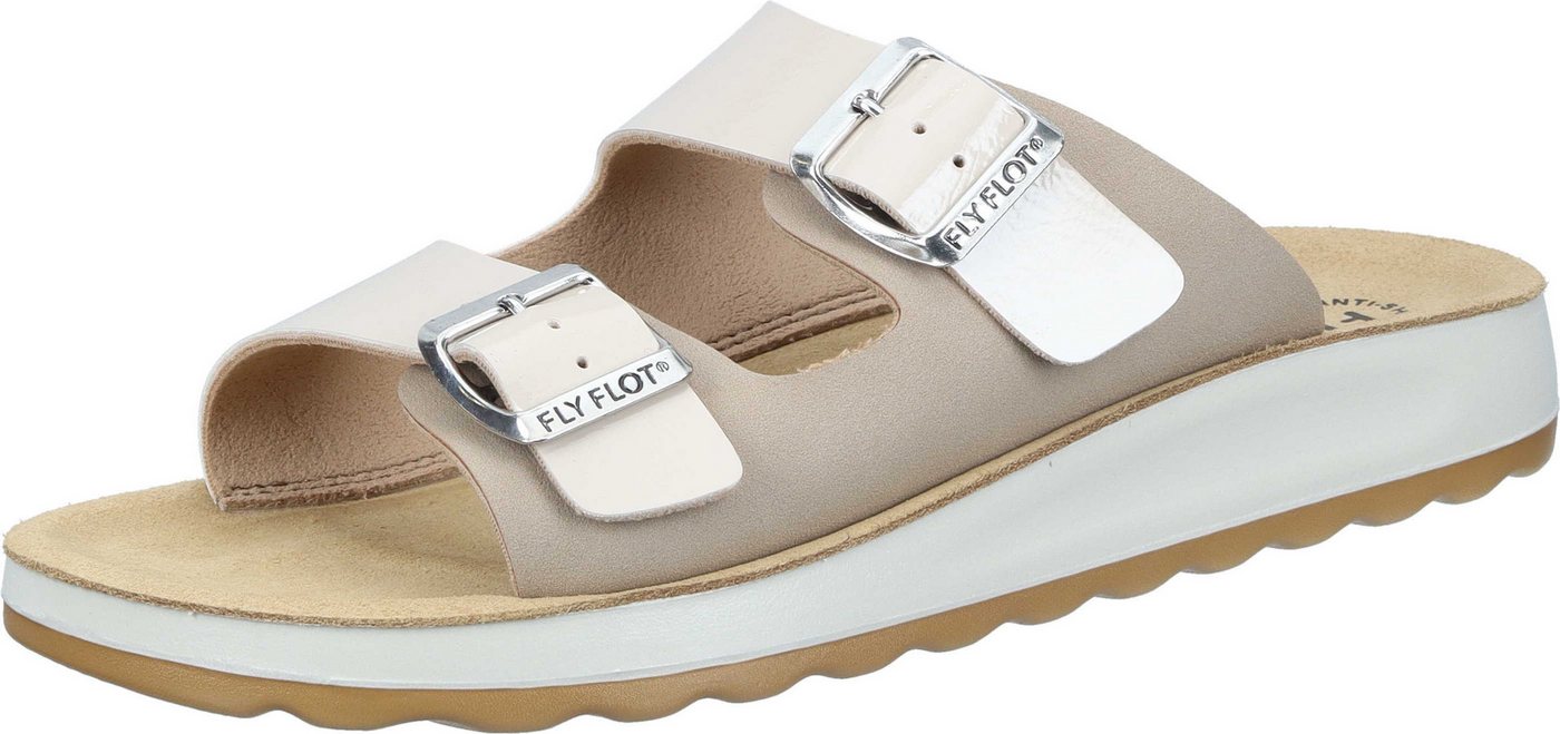 Fly Flot Pantoletten Pantolette aus strapazierfähigem Synthetik