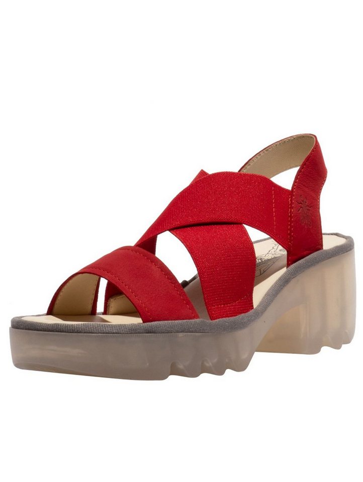 Fly London Sandalen Leder High-Heel-Stiefelette