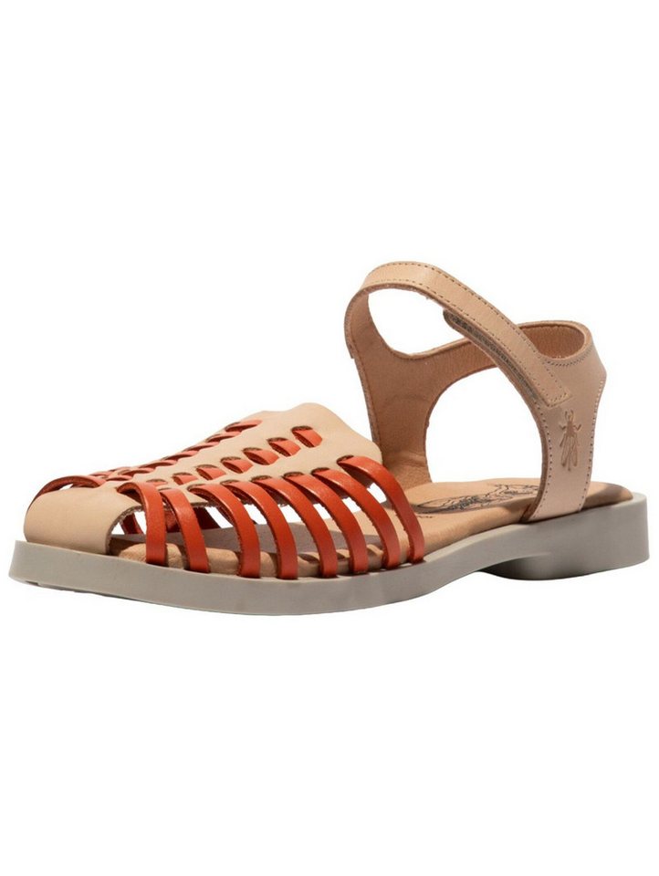 Fly London Sandalen Leder Riemchensandale (beige)