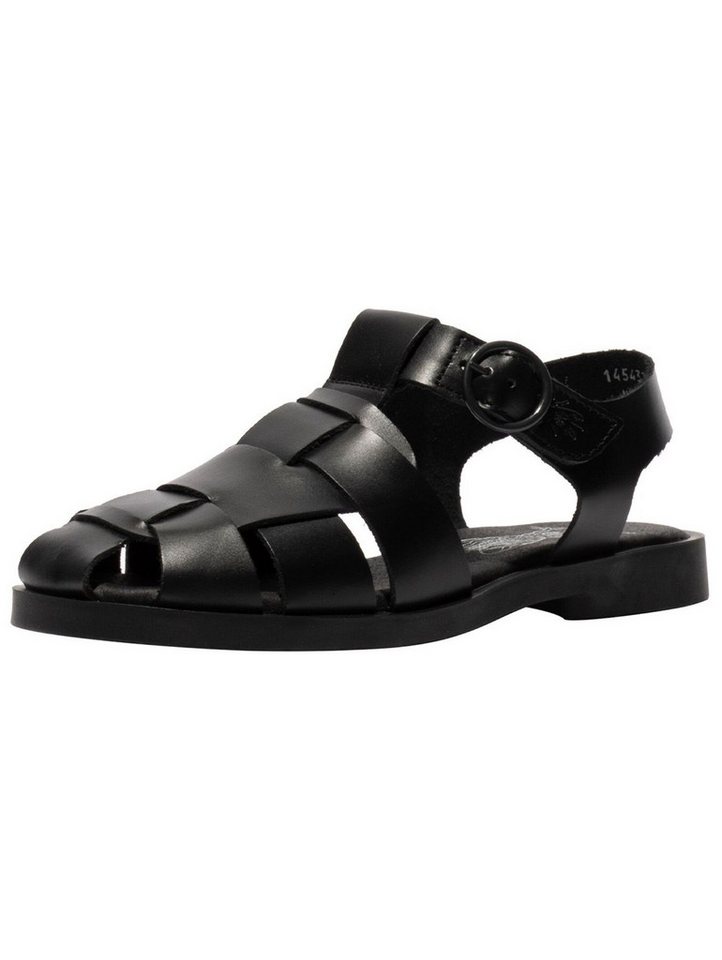 Fly London Sandalen Leder Riemchensandale (schwarz)