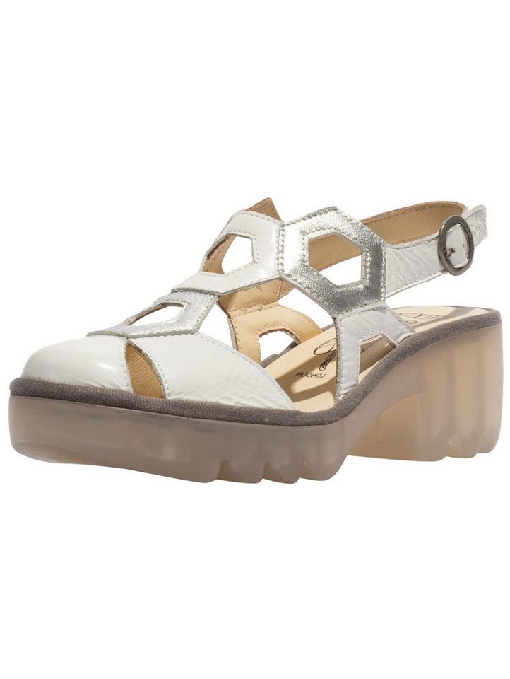 Fly London Sandalen Nappaleder High-Heel-Sandalette