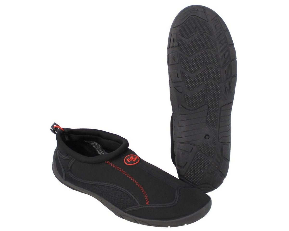 FoxOutdoor Badeschuhe, Neopren, schwarz, Kordelzug 39 Outdoorschuh