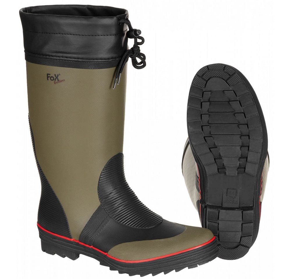 FoxOutdoor Gummistiefel in Oliv Stiefel (1 Paar, 1 Paar)