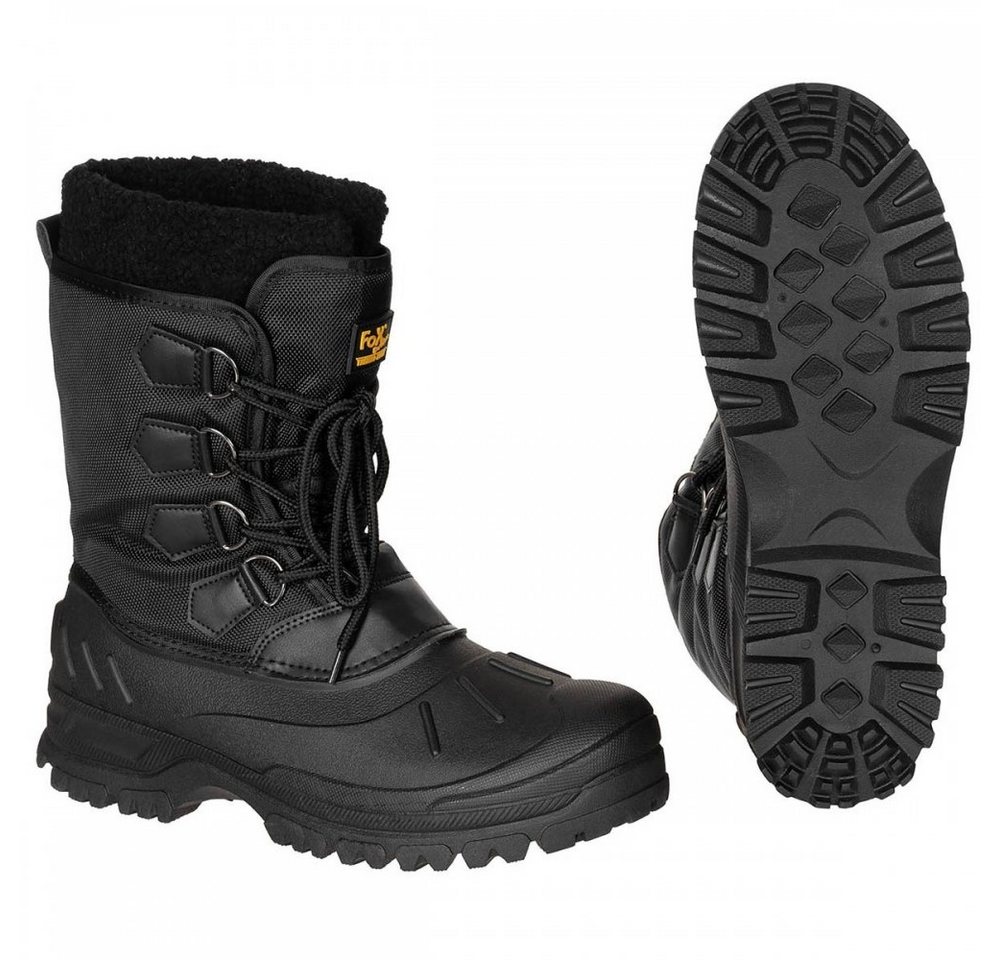 FoxOutdoor Kälteschutzstiefel, geschnürt, schwarz - 41 Winterboots wasserabweisend