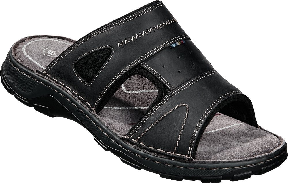 Franco Bettoni Pantolette Perfekte Passform und hohe Flexibilität (schwarz)