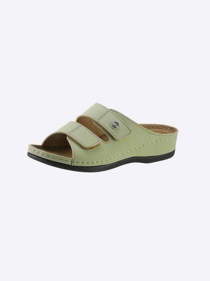 Franken-Schuhe Pantolette Pantolette (pistazie)