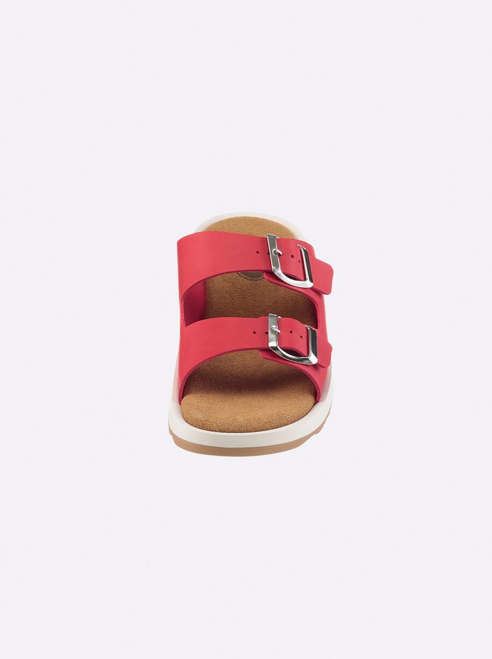 Franken-Schuhe Pantolette Pantolette (rot)