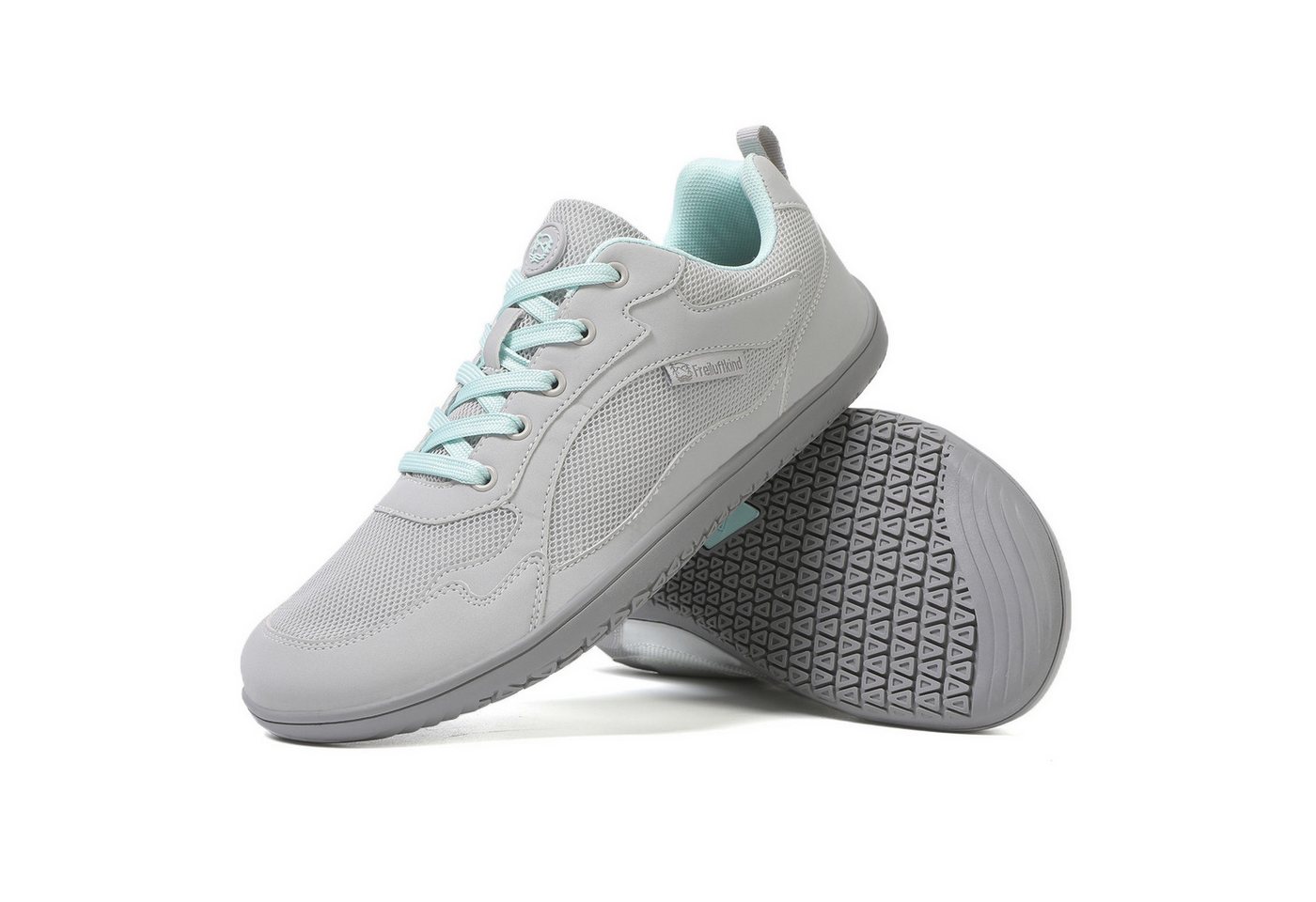 Freiluftkind Everest Sneaker – Der perfekte Schuh für dein Abenteuer Sneaker Dünne Sohle, Breite Zehenbox, Nullabsatz, Flexibel (grau)
